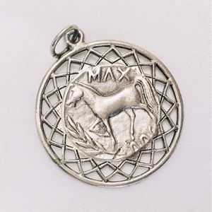 Vintage MAX HORSE & MARC II AXTIONE Coin Pendant
